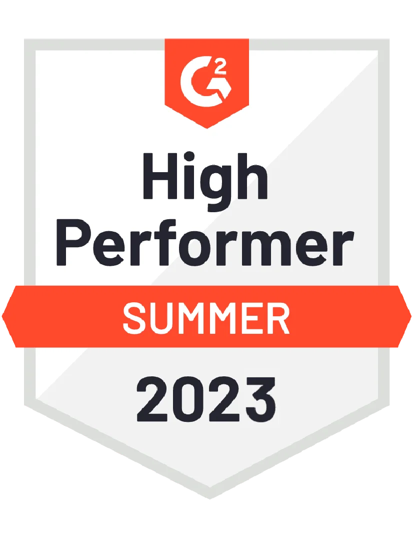 G2 High Performer: Summer 2023